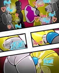 1girls 2futas ahe_gao comic comic_page cum cum_in_mouth cum_in_pussy cum_inside geometry_dash heart mouth one_experimental_night_(yellolight) oral oral_penetration oral_sex penetration penile_penetration penis penis_in_mouth penis_in_pussy pussy robot robot_girl spitroast threesome trianna_(yellolight) vagina vaginal vaginal_penetration vaginal_sex white_hair yellolight