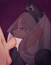1boy 1girls animated artist_request big_penis character_request deepthroat duo erection fellatio female goth long_hair loop male oral penis sex sound tagme video voice_acted