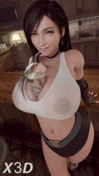 1girls 3d 3d_animation 4k 9:16 absurd_res alternate_version_available animated animation bar between_breasts big_breasts black_hair bouncing_breasts breasts choker female final_fantasy final_fantasy_vii final_fantasy_vii_remake hi_res hips huge_breasts indoors kassioppiava light-skinned_female light_skin long_hair massive_breasts midriff navel nipples_visible_through_clothing object_between_breasts see-through see-through_clothing sensual shorter_than_30_seconds simulated_paizuri smile solo sound tank_top teasing thick_thighs thighs tifa_lockhart vertical_video video voice_acted wide_hips x3d