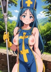 ai_generated breasts clothing dragon_quest dragon_quest_iii pelvic_curtain priest_(dq3) small_breasts steak_ai tabard tabard_with_breasts_exposed