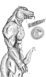 anatomically_correct anatomically_correct_genitalia animal_genitalia anthro bodily_fluids claws cloaca drooling genitals hi_res male mortal_kombat muscular penis reptile reptile_(mortal_kombat) saliva scalie sharp_claws sharp_teeth solo spines teeth toggle_(artist) video_game_character