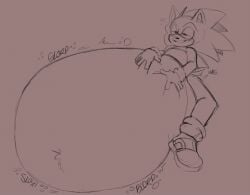 after_vore anthro belly big_belly blush digestion_noises hi_res honeycoves male same_size_vore sega solo sonic_(series) sonic_the_hedgehog sonic_the_hedgehog_(series) vore