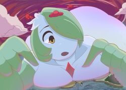 big_breasts city drawinggardi gardevoir giantess gigantamax_pokémon gigantic_breasts huge_ass huge_breasts massive_breasts pokemon pokemon_(species) sihagen