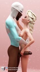 1boy 1girls 3d 3d_(artwork) crossover dark-skinned_male dark_skin deletedcube3d disney elsa_(frozen) female frozen_(film) frozone handjob imminent_sex interracial light-skinned_female light_skin looking_at_partner lucius_best mage male/female model nude_female partially_clothed partially_clothed_male passionate size_difference snow straight superhero the_incredibles the_incredibles_2 white_hair