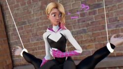 animated ass_on_face facesitting fart farting_in_face femdom fetish gwen_stacy marvel restrained spider-gwen spider-man_(series) sugarmmd tagme tied_up video