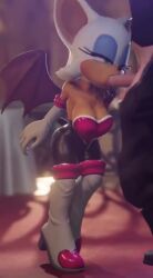 1boy 1girls 3d animated artist_request bat_wings blowjob eyeshadow fellatio furry heels human_on_anthro looking_at_viewer oral rouge_the_bat sega small_but_busty smaller_female sonic_(series) sound standing standing_blowjob standing_fellatio tagme video