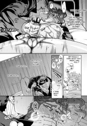 2boys amarans erection gay i_cannot_stop_having_sex_with_my_best_friend_2_(comic) jojo's_bizarre_adventure jotaro_kujo male male/male male_only masturbation noriaki_kakyoin penis pubic_hair stardust_crusaders testicles text yaoi