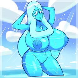 blue diamond (steven universe) from cartoon network by atomickingboo