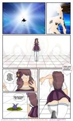 comic comic_page nimu nimu_(irl) profanite rabbit sofía_magaly_santillán_(nimu) surprised tenia_que_ser_nimu_(meme) virtual_reality virtual_youtuber vtuber