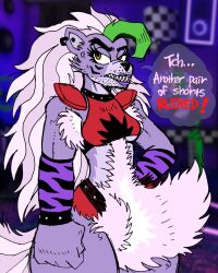 armpit_hair excessive_armpit_hair excessive_pubic_hair facial_hair female female_facial_hair female_only five_nights_at_freddy's five_nights_at_freddy's:_security_breach full_bush hairy happy_trail hirsute pubic_hair roxanne_wolf_(fnaf) solo_female stubble treasure_trail wolf