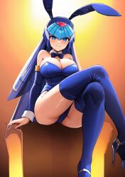 1girls ai_generated aoi_umik bunnysuit fairy_leviathan mega_man mega_man_x_dive mega_man_zero stable_diffusion tagme