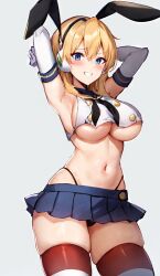 1girls ai_generated alia aoi_umik armpits mega_man mega_man_x mega_man_x_dive shimakaze_(kantai_collection)_(cosplay) stable_diffusion tagme