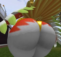 anthro ass big_ass big_breasts breasts bubble_butt dumptruck_ass female ferialexonar ho-oh huge_ass large_ass nintendo pokemon thick_thighs voluptuous wide_hips