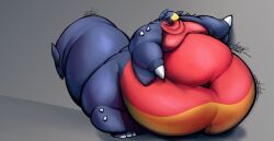 ayaxstudio gaburias garchomp male male_only morbidly_obese obese overweight overweight_male pokémon_(species) pokemon pokemon_(species)