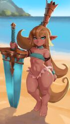 1girls abs breasts charlotta_fenia cranihum female female_only granblue_fantasy harvin looking_at_viewer shortstack solo thick_thighs wide_hips