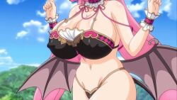 1girls 2023 anime_screencap blush bouncing_breasts breasts censored cleavage demon_girl demon_horns demon_tail demon_wings fushigi_no_kuni_no_succubus hips horns huge_breasts large_breasts long_hair majin_(company) majin_label monster_girl nipples ova pink_hair pointy_ears purple_eyes revealing_clothes running screencap screenshot succubus succubus_horns succubus_in_wonderland succubus_outfit succubus_tail succubus_wings thick_thighs thighhighs thighs tummy video wide_hips wings