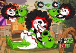 animated blush caress cowgirl_position hands_on_back hands_on_hips heart-shaped_pupils jaimeprecoz2 kissing miniskirt outdoor_sex outdoors outside outside_sex peashooter_(pvz) plantie plantie_on_plantie plants_vs_zombies plants_vs_zombies:_garden_warfare romantic_sex solar_flare_(pvz) sunflower_(pvz) sweat sweatdrop tongue tongue_out vampire vampire_sunflower_(pvz) x-ray