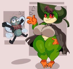 anthro big_ass big_breasts breasts bubble_butt dork_boi huge_ass lewd_dorky lotte_(joaoppereiraus) thick_thighs wide_hips