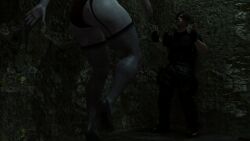 alcina_dimitrescu animated female hastyfour jellyreps leon_scott_kennedy resident_evil resident_evil_8:_village smothering smothering_breast