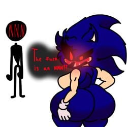 1boy 1girls 1male actualbeef anthro ass ass_focus big_ass big_breasts big_butt bubble_ass bubble_butt genderswap_(mtf) hedgehog huge_ass huge_butt no_nut_november sega sonic.exe sonic.exe_(character) sonic.exe_(series) sonic_(series) sonic_the_hedgehog_(series) sonica.exe theassgod