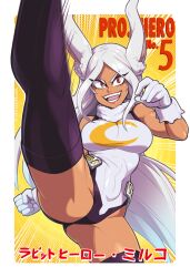 1girls athletic athletic_female big_ass big_breasts boku_no_hero_academia breasts brown-skinned_female brown_body brown_skin busty chest cleavage curvaceous curvy curvy_female curvy_figure dark-skinned_female dark_skin datskelebutt digital_media_(artwork) eyebrows eyelashes eyes female female_focus fit fit_female gyaru hair hero heroine hips hourglass_figure huge_ass huge_breasts large_ass large_breasts legs lips mikeluckas miruko muscular muscular_female my_hero_academia rumi_usagiyama shounen_jump slim slim_waist stupiddead_skullhead superhero superheroine thick thick_legs thick_thighs thighs upper_body voluptuous waist white_hair wide_hips