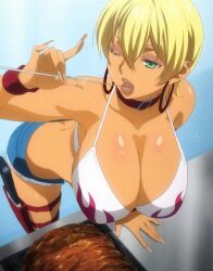 annon bimbo edit female gyaru huge_ass huge_breasts mito_ikumi screenshot_edit shokugeki_no_souma tagme tan thick_thighs wide_hips