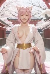 1girls ai_generated breasts cat_ears fire_emblem fire_emblem_fates fire_emblem_heroes pussy sakura_(fire_emblem) sakura_(halloween)_(fire_emblem) stable_diffusion stockings