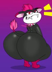 animated anthro ass bedroom_eyes big_ass big_butt black_body black_fur breathotter bubble_ass bubble_butt chip_(sonic) collar dumptruck_ass fangs femboy furry furry_only grin horny huge_ass huge_butt large_ass looking_at_viewer male mp4 no_sound seductive shaking shaking_ass shaking_butt shinya_(shinyagaia) shinyagaia shortstack sonic_(series) tagme tail thick_thighs twerk twerking video wide_hips wings