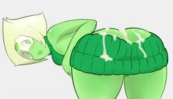 ass ass_focus cum cum_on_ass drawbutts green_skin peridot_(steven_universe) steven_universe thighs virgin_killer_sweater