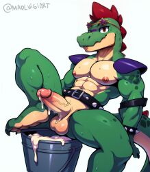 1boy 2023 abs accessories accessory ai_generated alligator alligatorid anthro anthro_focus anthro_only anthro_solo artist_name athletic athletic_anthro athletic_male balls ballsack belt bracelet bracelets bucket bucket_of_cum bucket_of_semen claws crocodile crocodilian crocodylid cum cum_drip cum_dripping cum_dripping_from_penis cum_trail erect_penis erection finger_claws five_nights_at_freddy's five_nights_at_freddy's:_security_breach foreskin foreskin_folds furry_only glans glasses green_skin humanoid_genitalia humanoid_penis intact legs_held_open looking_at_viewer madluigiart male male_nipples male_only mohawk_(hairstyle) montgomery_gator_(fnaf) muscles muscular_male navel pecs pectorals penis penis_focus penis_out presenting presenting_balls presenting_penis red_eyes red_hair reptile reptile_humanoid retracted_foreskin scalie scottgames scrotum shoulder_pads simple_background sitting smile smiley_face smiling smiling_at_viewer solo solo_anthro solo_in_panel spiked_belt spiked_bracelet spiked_hair spiked_tail spikes spikes_(anatomy) star_glasses steel_wool_studios studded_belt studded_bracelet sunglasses sweat sweatdrop tail testicles toe_claws toes uncut vein veiny_penis