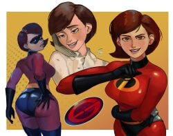 ass canonical_scene elastigirl elastigirl_ass_redraw female helen's_ass_check helen_parr smile solo the_incredibles