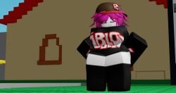 1girls 3d blusherfag clothed female guest_(roblox) roblox robloxian shortstack tagme white_skin