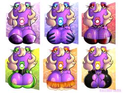 animal_crossing animal_crossing_new_horizons areolae beauty_mark beauty_mark_on_breasts big_areola big_breasts big_lips bimbo blonde_hair blue_eyeshadow blue_lips blue_lipstick blush boob_window breasts brown_eyes character_design character_sheet choker cleavage cleavage_overflow collar curly_hair dress earrings female female_focus female_only fishnets frog frog_girl furry furry_only gigi_(animal_crossing) goth goth_girl green_eyeshadow green_lips green_lipstick huge_breasts inner_sideboob leather leather_jacket long_eyelashes long_sleeves massive_breasts milf necklace nintendo nipple_piercing nipple_slip nipples no_bra no_sleeves orange_eyeshadow orange_lips orange_lipstick pink_lips pink_lipstick pink_nipples portrait purple_body purple_skin raccoon_sama red_eyeshadow red_lips red_lipstick revealing_clothes see-through see-through_clothing shiny_clothes short_blonde_hair short_hair simple_background skin_tight sparkles spiked_collar sundress tight_clothing translucent translucent_clothing unusual_pupils variations video_game_character yellow_eyeshadow yellow_lips yellow_lipstick yellow_sclera