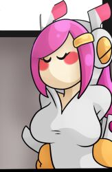 alien big_breasts cute kirby_(series) pink_hair secretary susanna_patrya_haltmann susie_(kirby) yoshimister