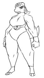 big_breasts breasts female female_machoke humanoid machoke monster nerdyreindeer pokémon_(species) pokemon pokemon_(species) thick_thighs wide_hips