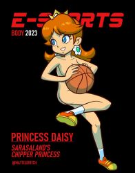 ass breasts mario_(series) mario_hoops_3_on_3 matteldritch nude princess_daisy