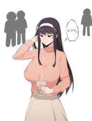 black_hair cherachera female kasumigaoka_utaha saenai_heroine_no_sodatekata