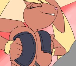 animated anthro arm_tuft big_breasts breast_play breast_squeeze breasts brown_body brown_fur closed_eyes creatiffy duo erection eyelashes female fur furry generation_4_pokemon genitals hand_on_own_breast hi_res huge_breasts lagomorph long_ears lopunny male male/female mammal nintendo nude paizuri pasties penis pokémon_(species) pokemon pokemon_(species) sex short_playtime smile sound_effects titfuck titjob tuft wrist_tuft