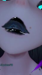 3d abs big_breasts black_hair blue_eyes breasts charlottevr colored dominant domination femdom futa_only futanari goth goth_girl goth_milf mommy mommy_kink mother nipples nsfw purple_hair strong_woman tagme uncensored video vrchat vrchat_avatar vrchat_model