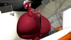 3d big_ass bubble_butt cinnamon_bun cinnamon_buns_(character) cinnamonbunssfm hand_on_ass hand_on_own_ass huge_ass hyper_ass thick_thighs wide_hips