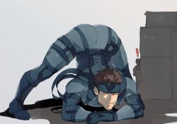 1boy jack-o'_challenge jack-o_pose jackochallenge male_only metal_gear_solid solid_snake