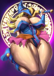 black magician girl from yu-gi-oh! by cloudybits