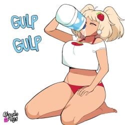 animated belly_expansion big_belly burping crop_top huge_belly inflation lewdlemage liquid_inflation longer_than_30_seconds milk music oatmeal_(lewdlemage) oc panties sound swell_reads video