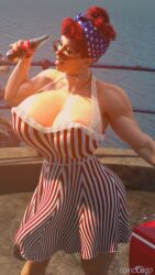 1futa 3d armpits athletic_futanari balls big_breasts black_widow_(marvel) busty coke_bottle dickgirl dress futa_only futanari high_heels hourglass_figure marvel muscles muscular muscular_futanari penis pinup soda solo sunglasses testicles toxiccg3d