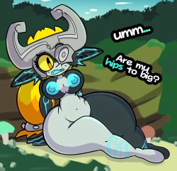 imp midna from the legend of zelda by kumoken