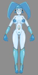 1girls 2d ass blueberrygriz breasts female female_only fusion fusion_character humanoid jenny_wakeman midriff my_life_as_a_teenage_robot nipples pearl_(steven_universe) robot robot_girl robot_humanoid solo steven_universe thick_thighs wide_hips xj-9