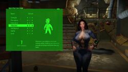 3d 3d_animation animated bethesda_softworks body_modification breast_expansion breast_exposed breast_outside clothing computer electronics fallout fallout_4 female game_mechanics gameplay_mechanics human no_sound nora_(fallout_4) pale_skin pip-boy sole_survivor_(female) tagme vault_boy vault_dweller vault_girl vault_meat vault_suit video wristwear