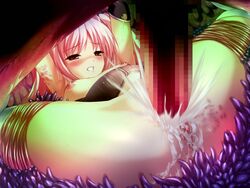 alice_soft blush bulge censored choukou_sennin_haruka cum large_insertion shihoudou_narika spread_legs tentacle