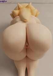 1girls 3d all_fours anus ass bed big_ass blonde_hair completely_nude completely_nude_female female female_only jinxed_xp long_hair mario_(series) naked naked_female nintendo nude nude_female presenting presenting_hindquarters princess_rosalina pussy solo solo_female tagme thick_thighs wide_hips