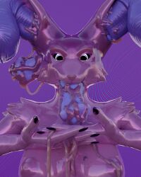 3d abstract_background absurd_res animal_genitalia animal_penis anthro black_sclera blender blender_(software) claws domestic_cat ear_penetration equid equine equine_genitalia equine_penis felid feline felis female ferra_(occamsrazorart) finger_claws genitals goo_body goo_creature goo_on_breasts goo_on_penis group hi_res horse horsecock huge_filesize male male/female mammal occamsrazorart penetration penis penis_in_mouth pink_body pink_eyes purple_penis skull_fucking trio